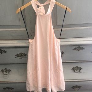 HALTER OPEN BACK DRESS